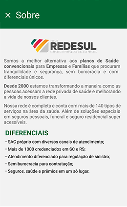 Imagem 4 - App Cartão RedeSul