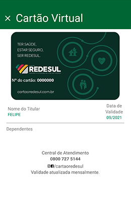 Imagem 5 - App Cartão RedeSul